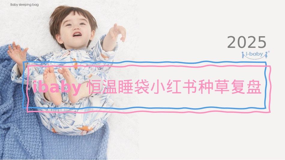 婴儿恒温睡袋小红书种草复盘结案报告规划_第1页