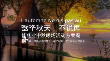 佳兆业中秋暖场活动方案提报策划方案