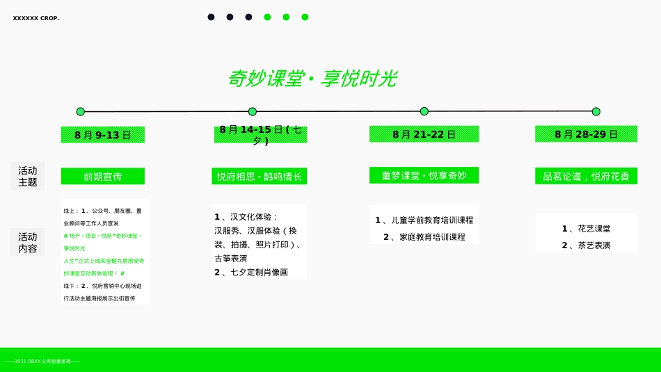 8月地产暖场执行圈层活动策划方案（七夕+中秋）_第8页