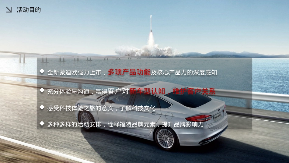 2019长安福特新蒙迪欧探索科技品位之旅(智能科技,触达未来主题)活动策划方案-73P_第6页