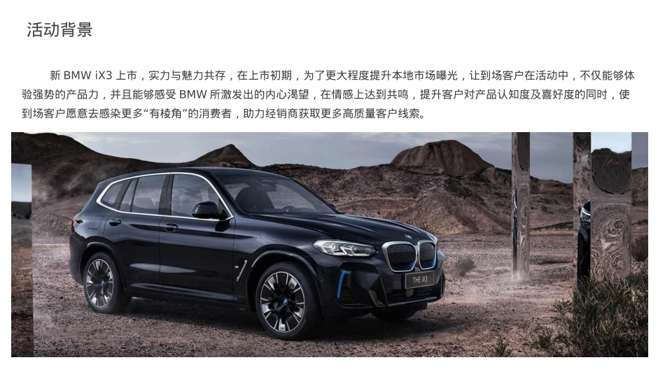 2021新BMW iX3上海区域上市活动方案_第8页