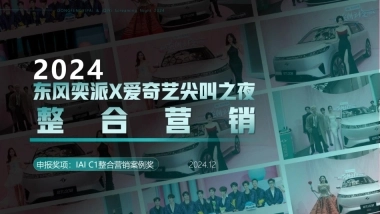 2024东风汽车&爱奇艺尖叫之夜整合营销