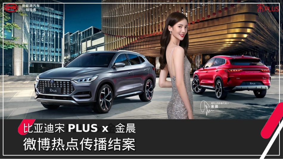 比亚迪宋PLUS×金晨代言营销结案报告_第1页