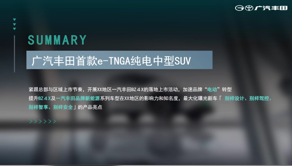 丰田BZ4X区域上市发布会_第2页