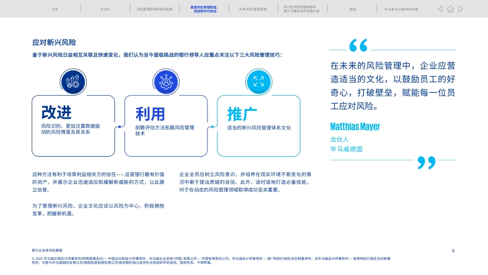 2025银行业未来风险展望报告-新时代下的风险管理转型-毕马威.pdf_第9页