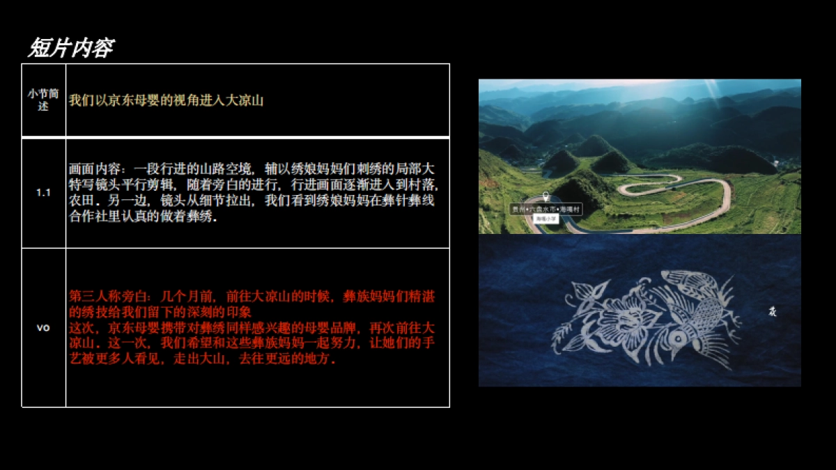 京东短视频分镜头脚本方案《针藏的母爱》_第5页