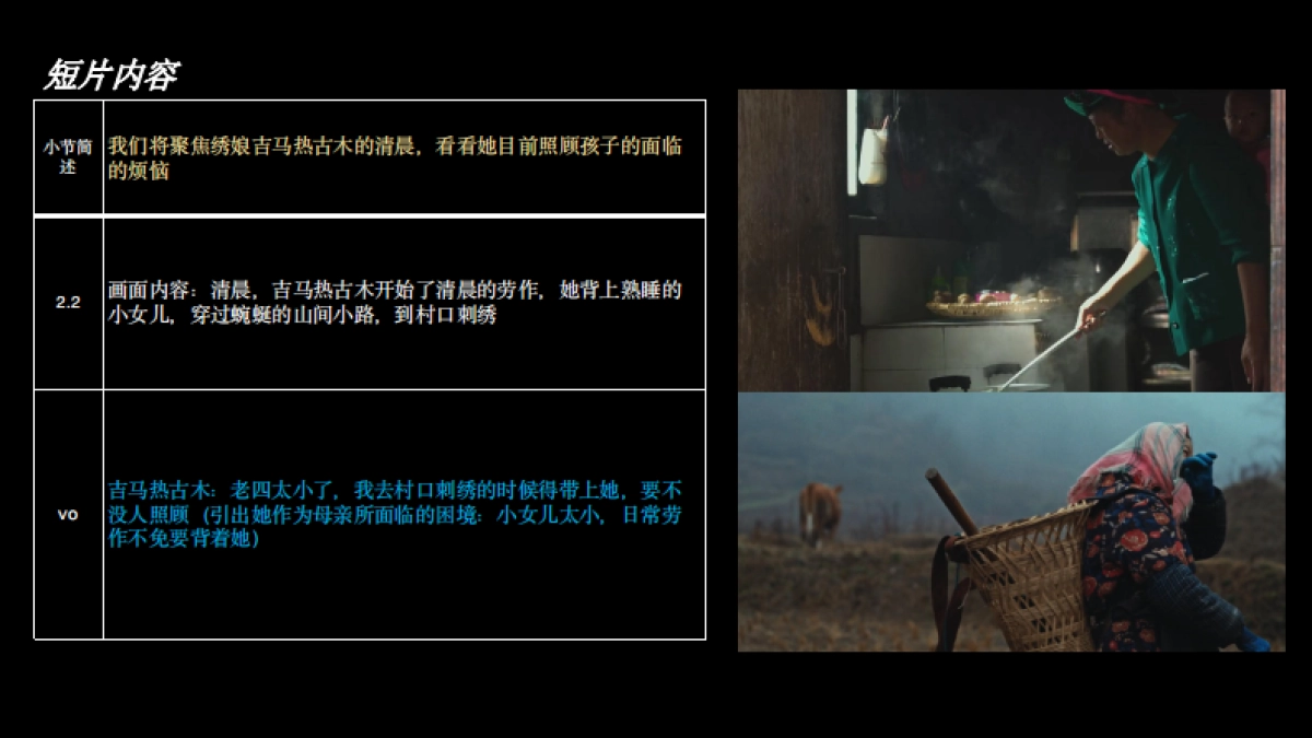 京东短视频分镜头脚本方案《针藏的母爱》_第9页