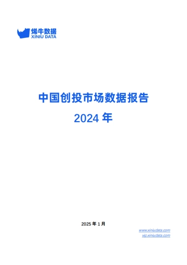 2024年中国创投市场数据报告