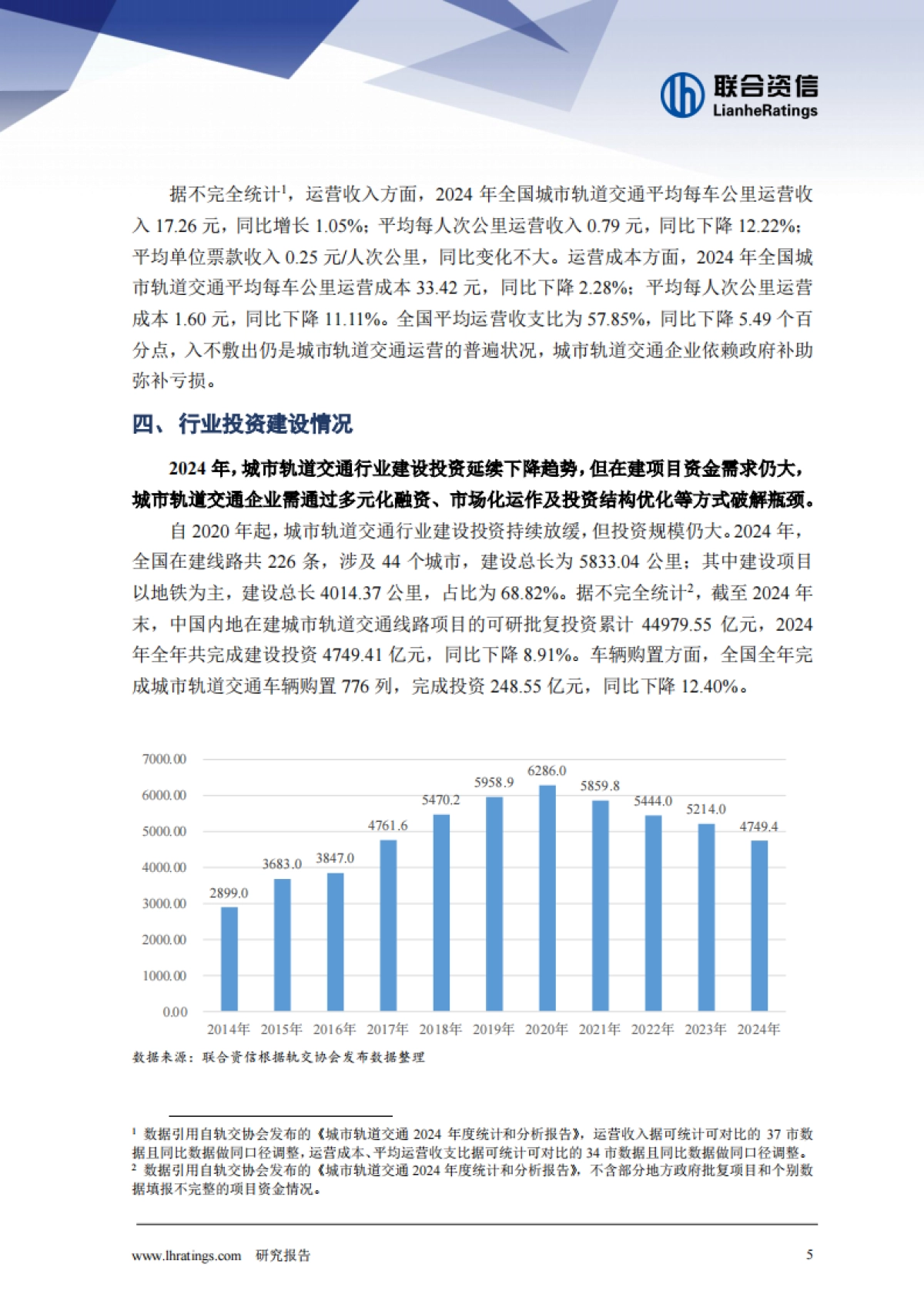 2025年城市轨道交通行业分析_第5页