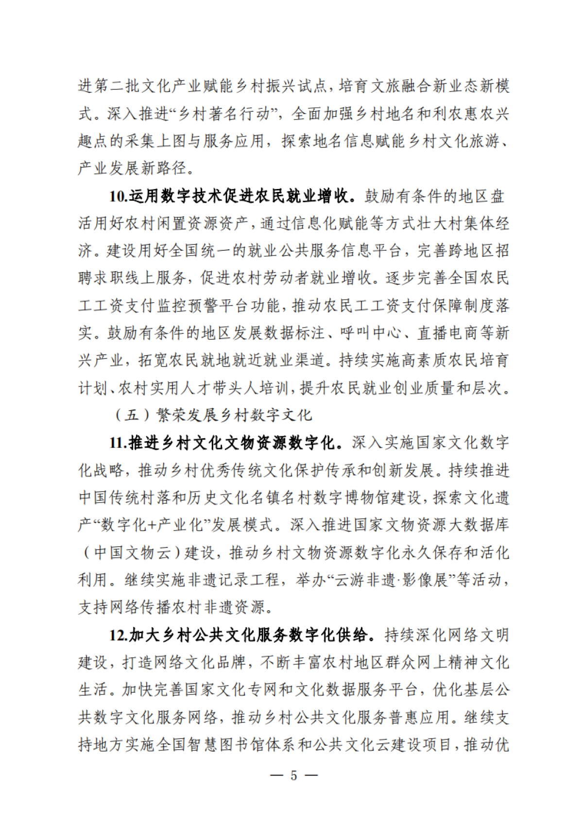 2025年数字乡村发展工作要点_第5页