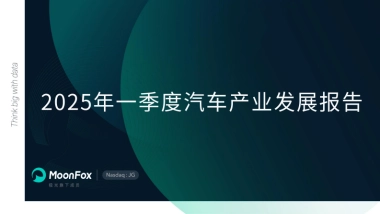 2025年一季度汽车产业发展报告