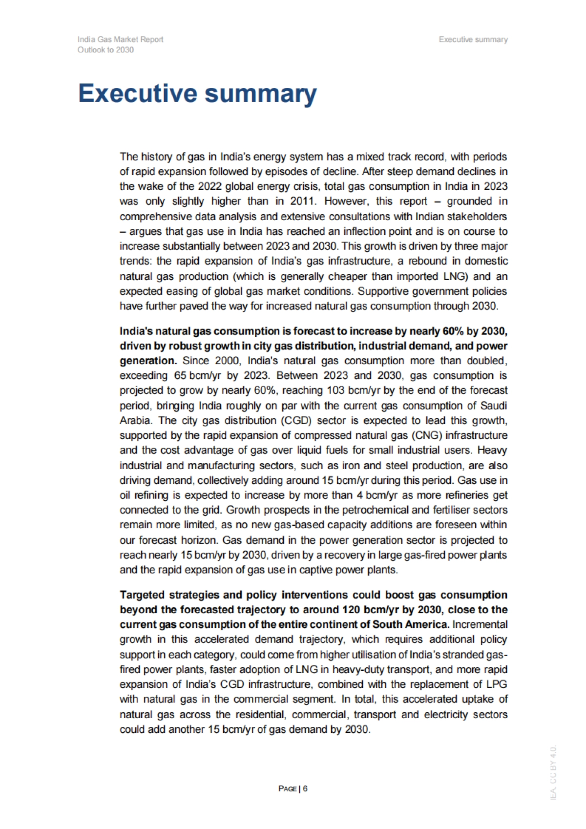 2030年印度天然气市场报告-IEA_第6页