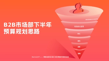 B2B市场部下半年预算规划思路