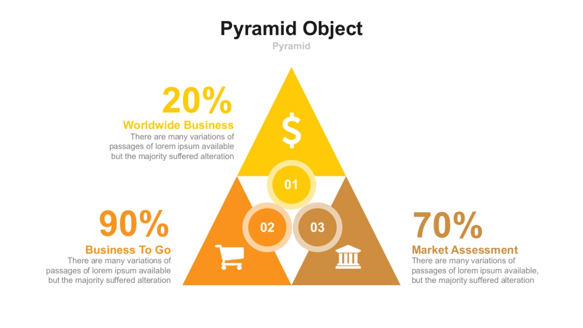 百分比（橙黄色 30P PPT）_第3页