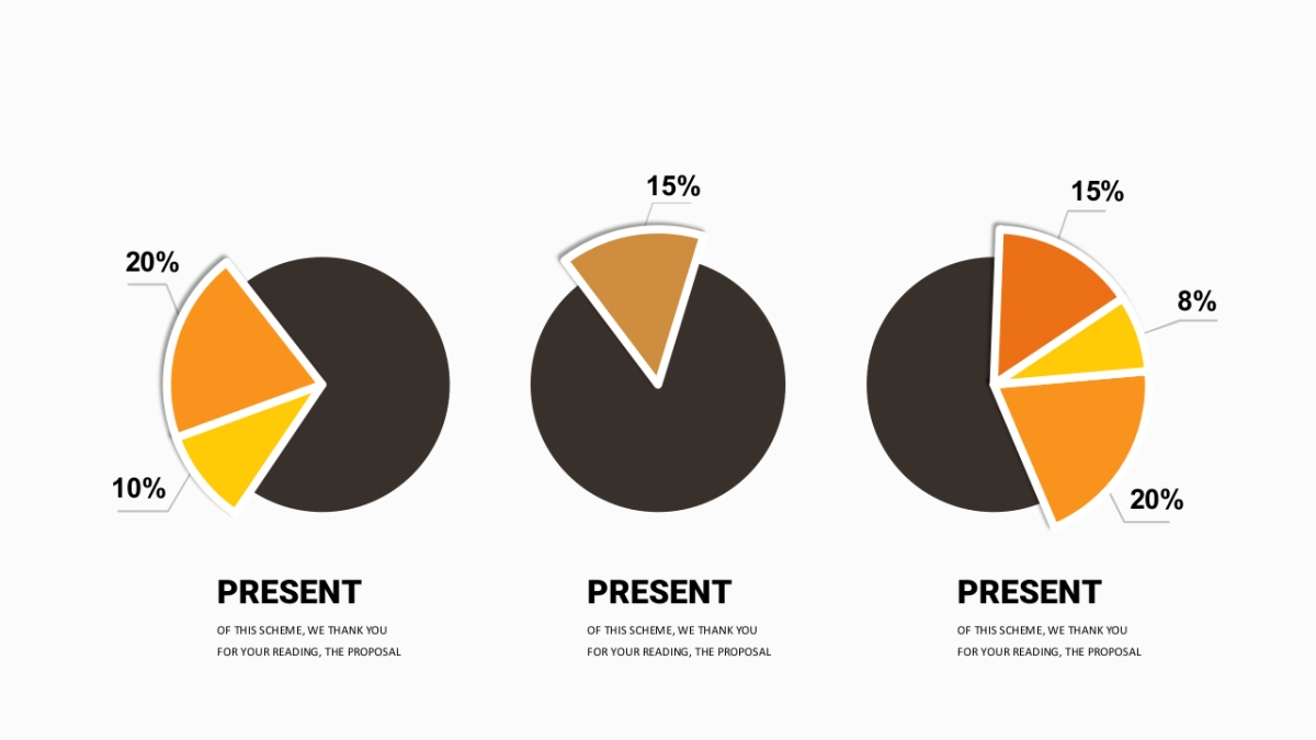 百分比（黄色系 30P PPT）_第4页