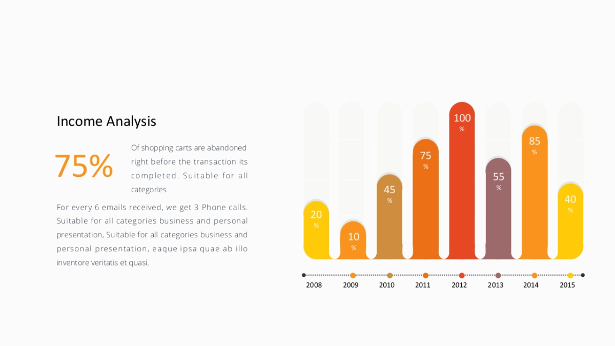 百分比（黄色系 30P PPT）_第6页