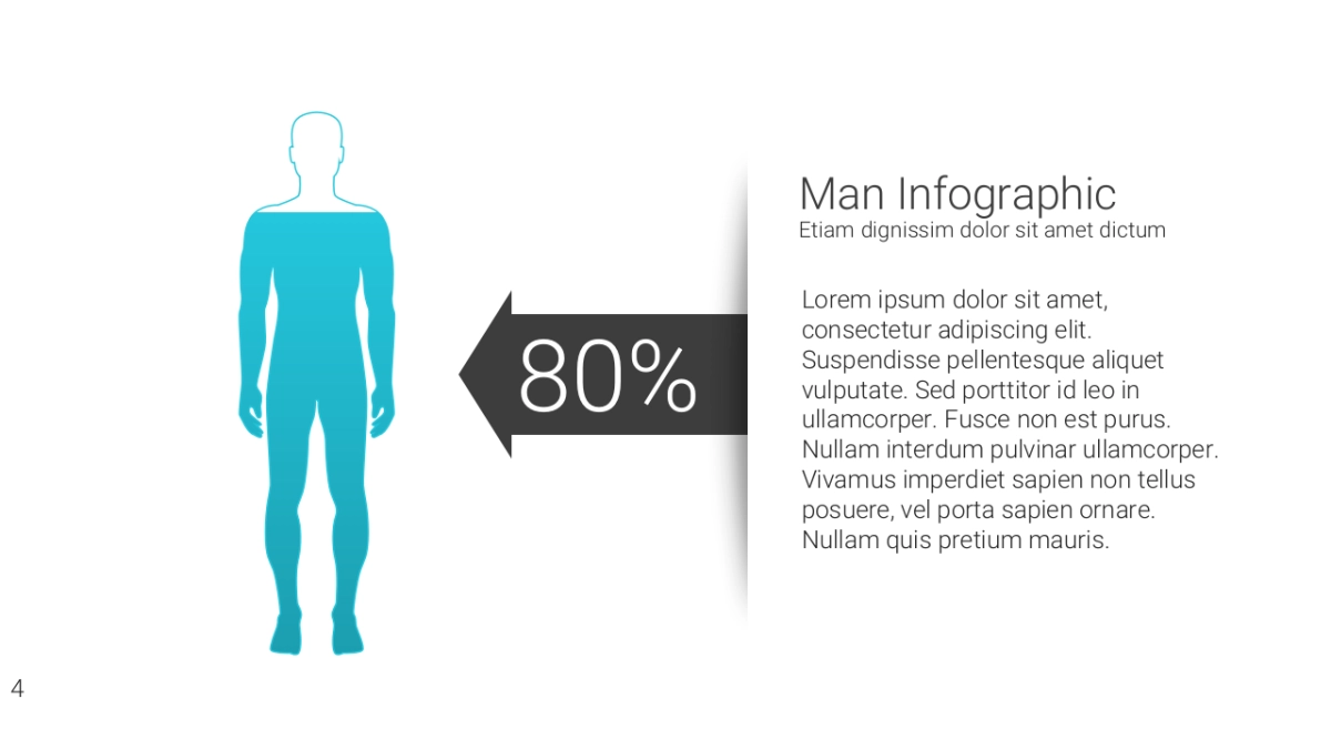 百分比（蓝色系 30P PPT）_第4页