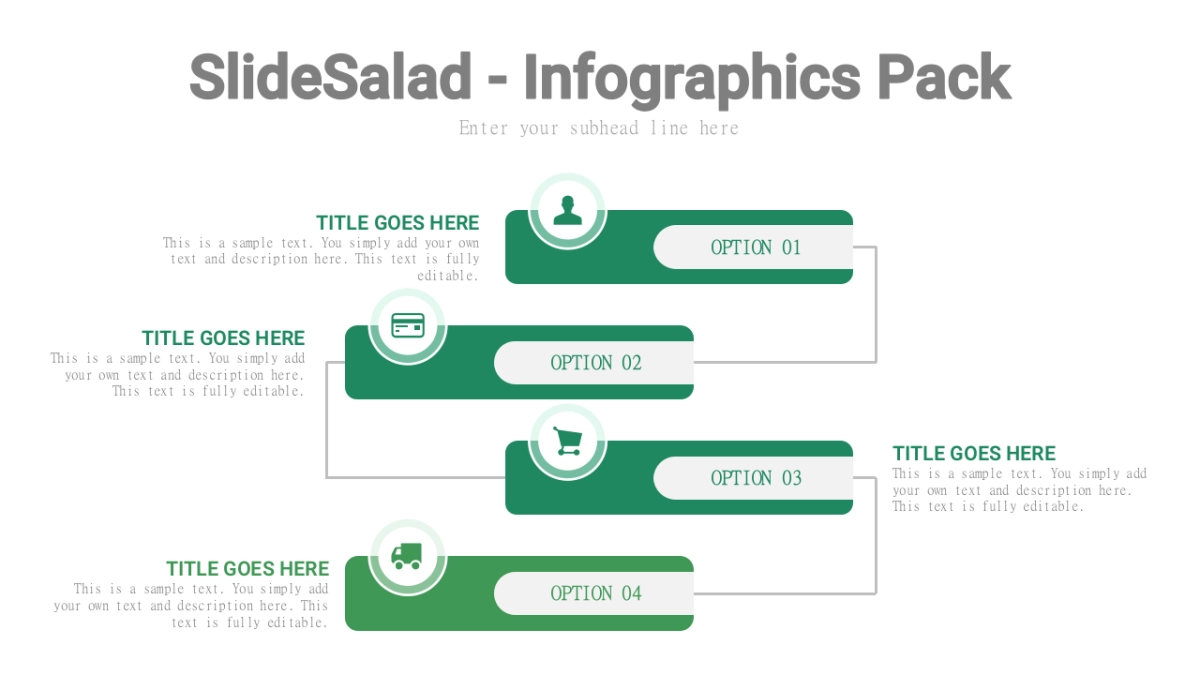 百分比（绿色 30P PPT）_第3页