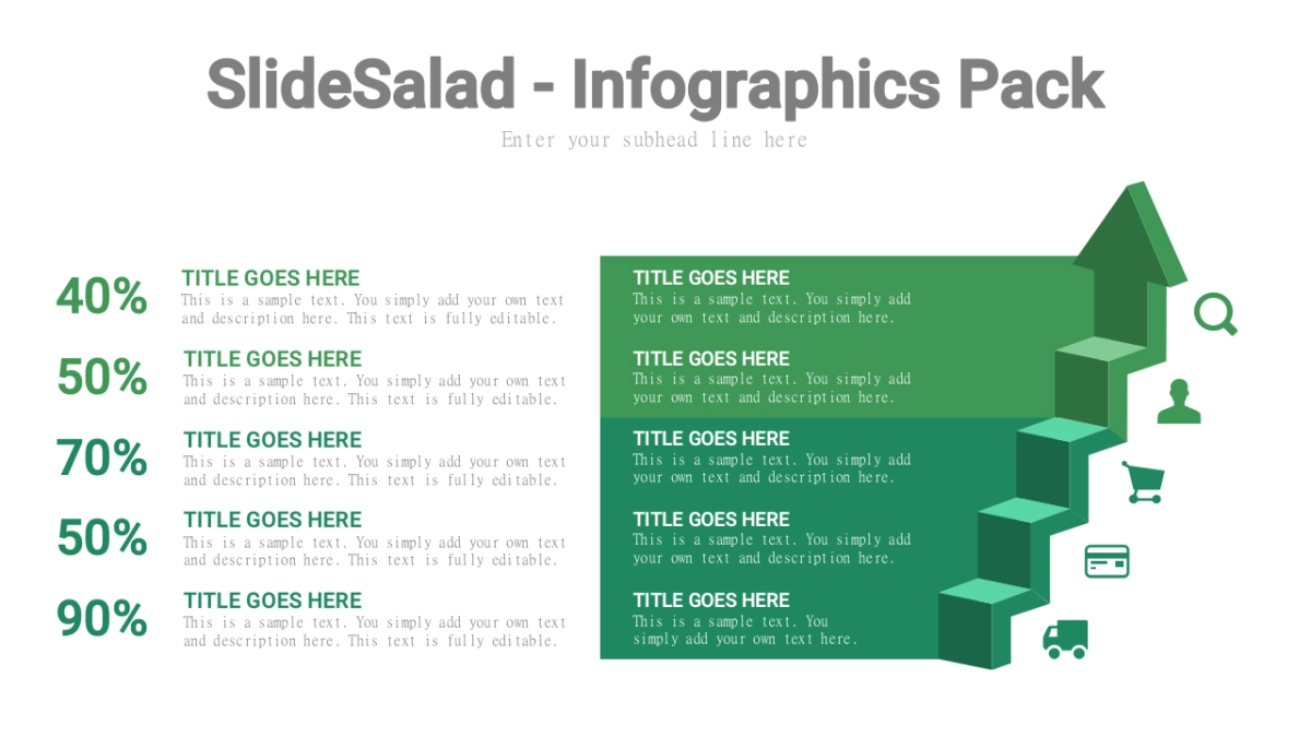 百分比（绿色 30P PPT）_第6页