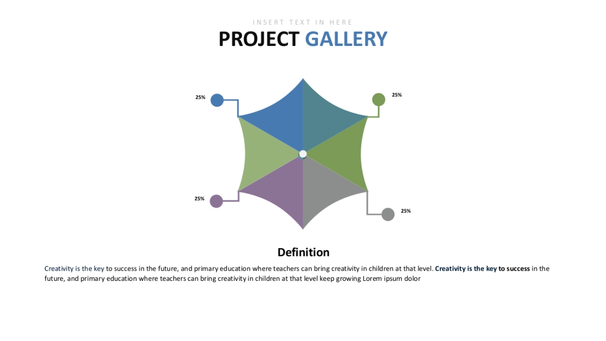 百分比（绿色系 30P PPT）_第3页