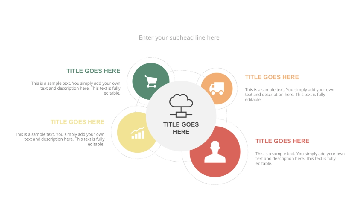 饼状图（经典彩色 30P PPT）_第5页