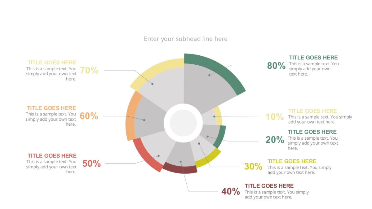 饼状图（经典彩色 30P PPT）_第6页