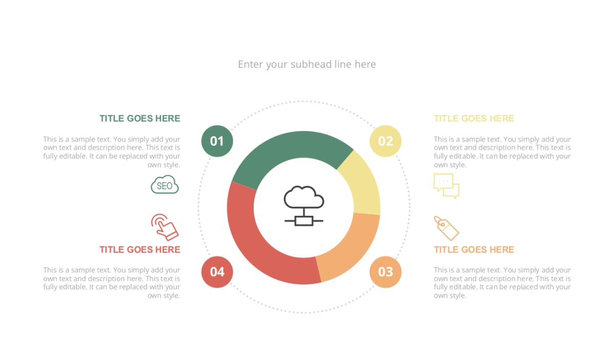 饼状图（经典彩色 30P PPT）_第7页