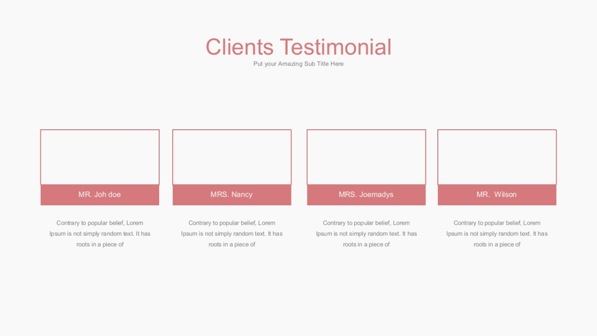 并列关系PPT图表（粉红色 30P PPT）_第8页