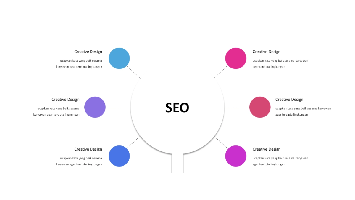 并列关系PPT图表（红蓝 30P PPT）_第10页