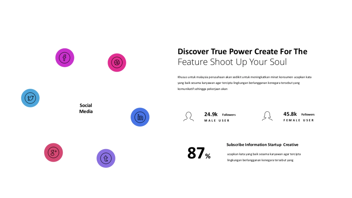 并列关系PPT图表（红蓝 30P PPT）_第9页