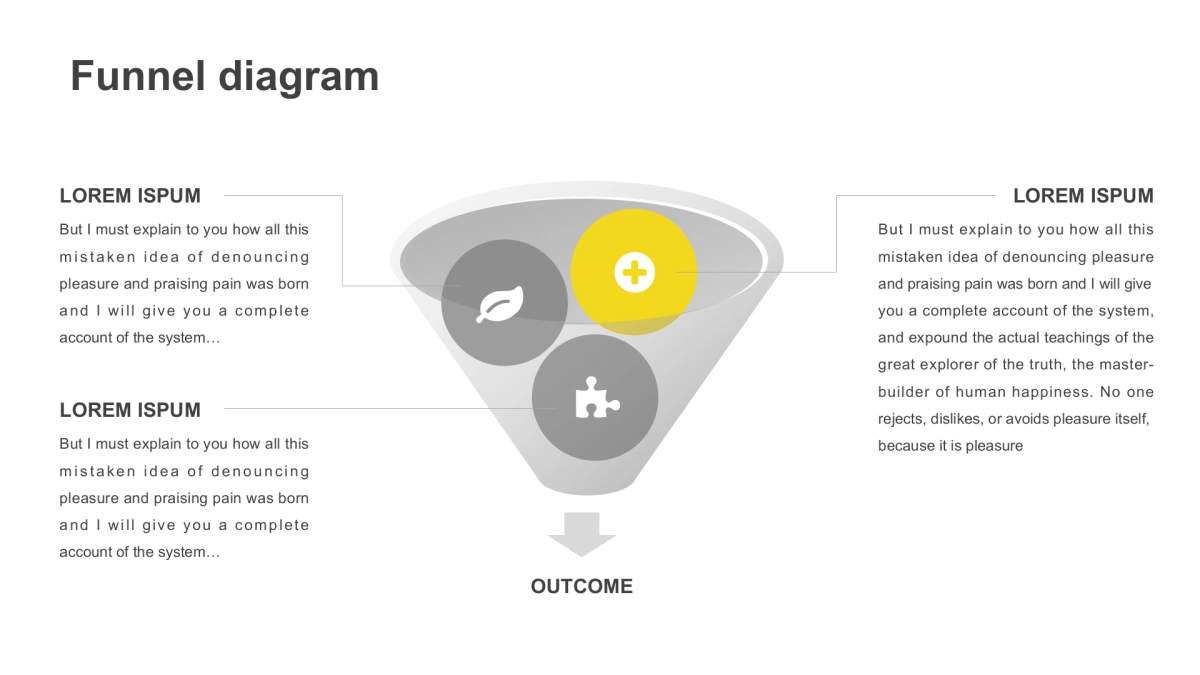 并列关系PPT图表（黄灰色 30P PPT）_第8页