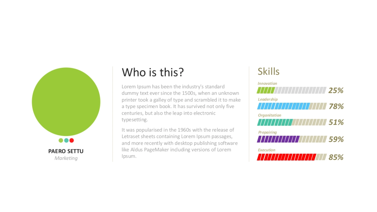 并列关系PPT图表（简约多彩 30P PPT）_第3页