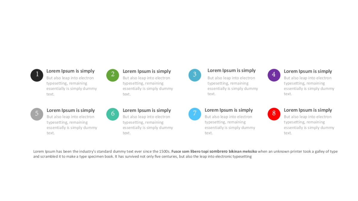 并列关系PPT图表（简约多彩 30P PPT）_第7页