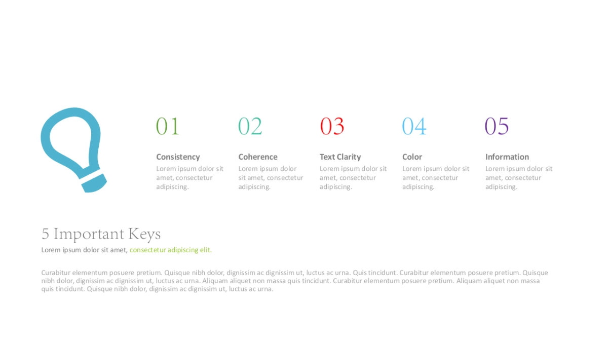 并列关系PPT图表（简约多彩 30P PPT）_第8页