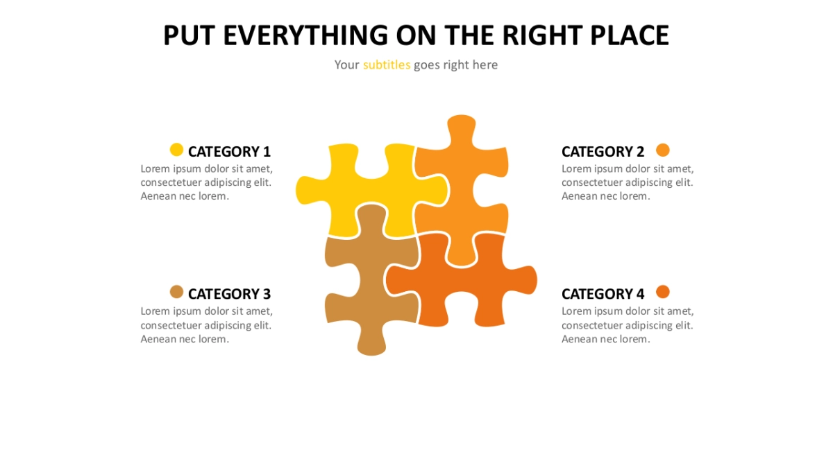 并列关系图（橙色 30P PPT）_第6页