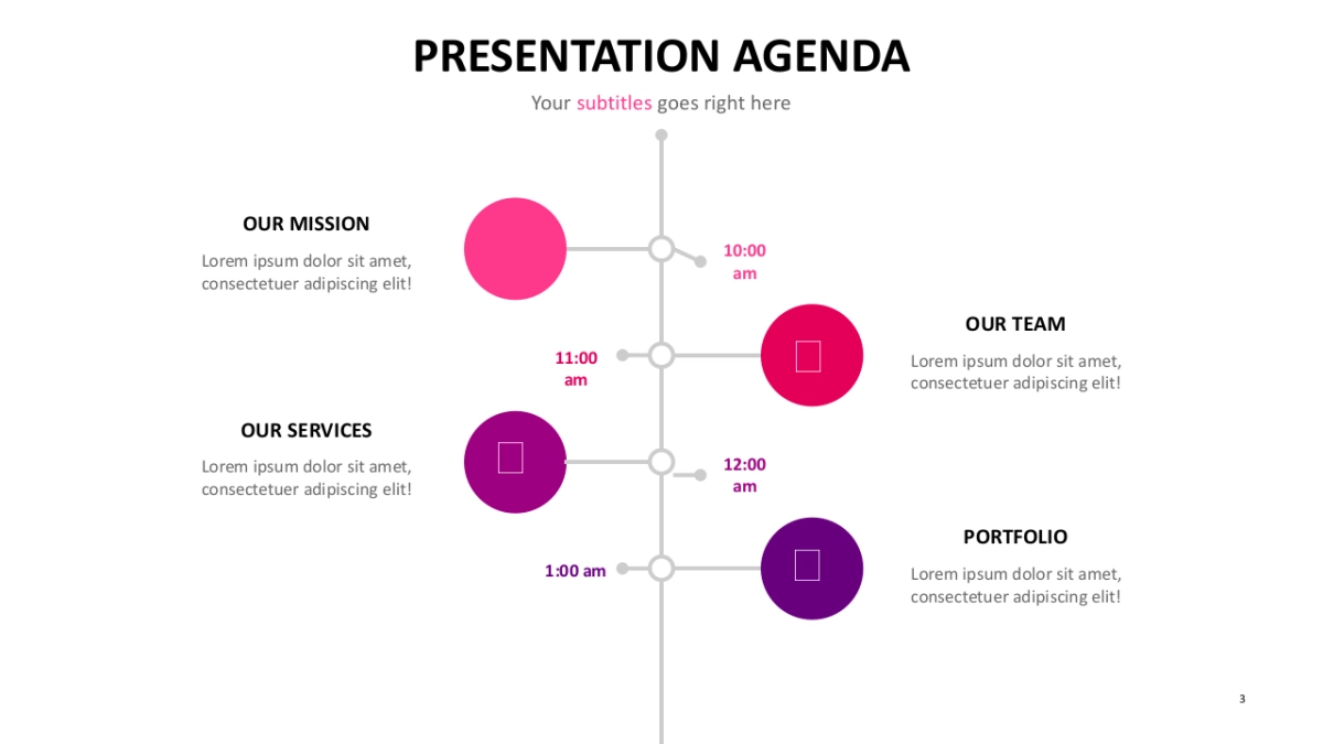 并列关系图（红蓝紫 30P PPT）_第3页