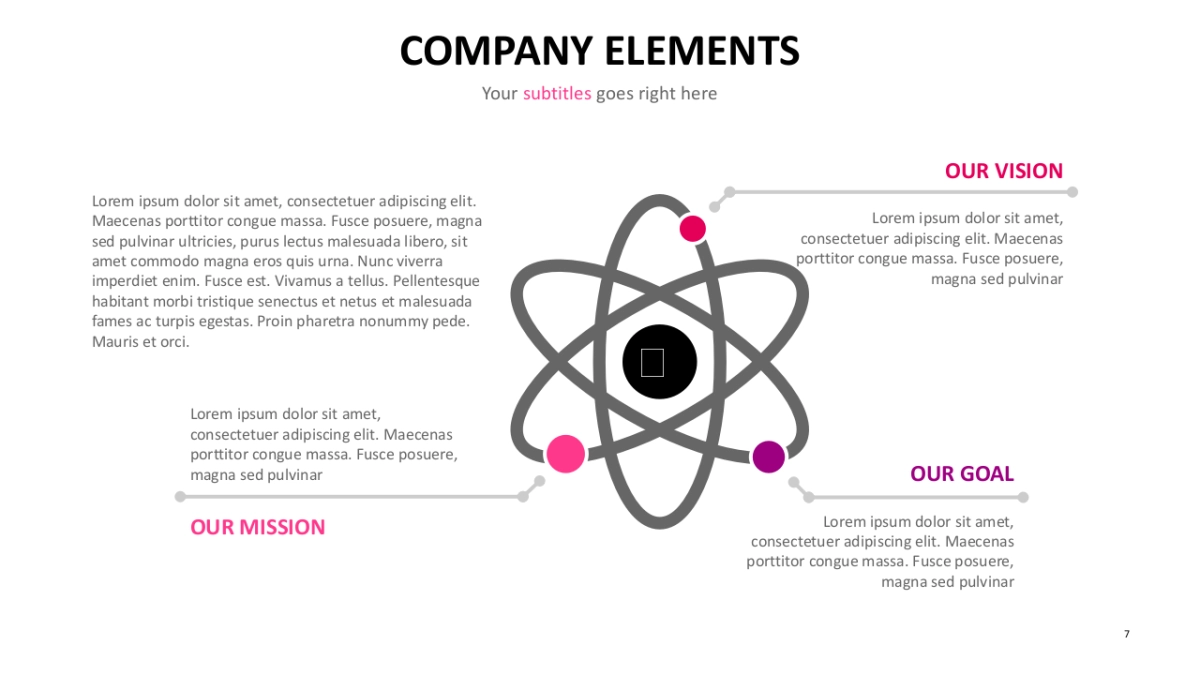 并列关系图（红蓝紫 30P PPT）_第7页