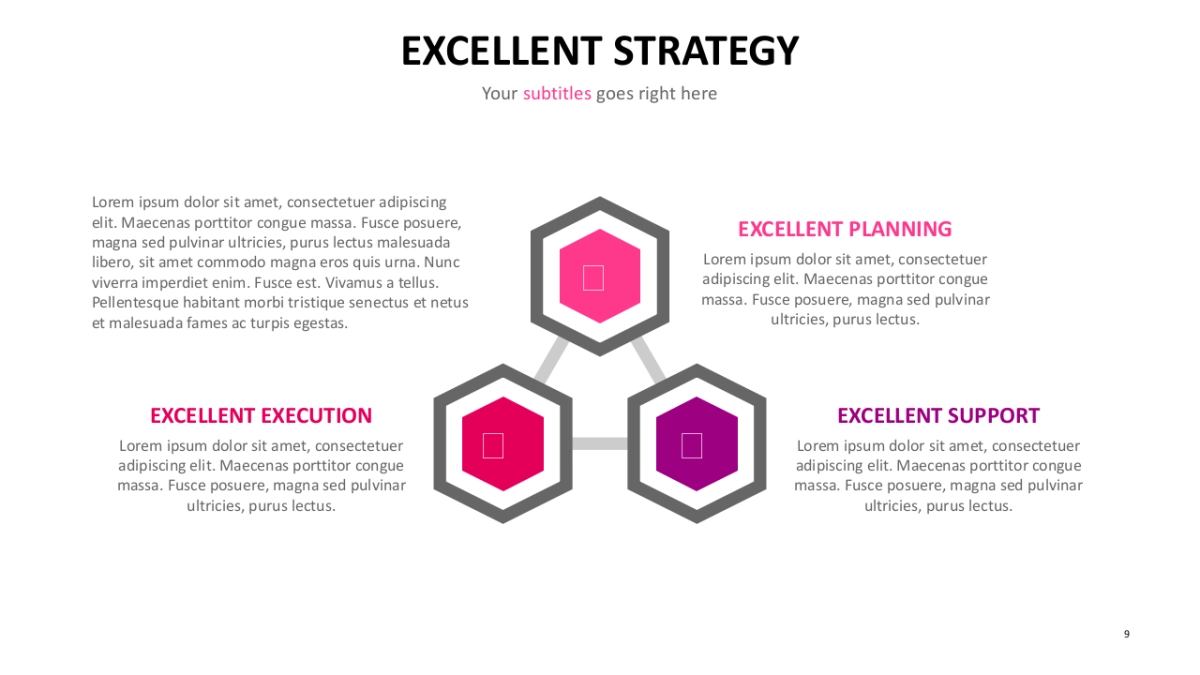 并列关系图（红蓝紫 30P PPT）_第9页