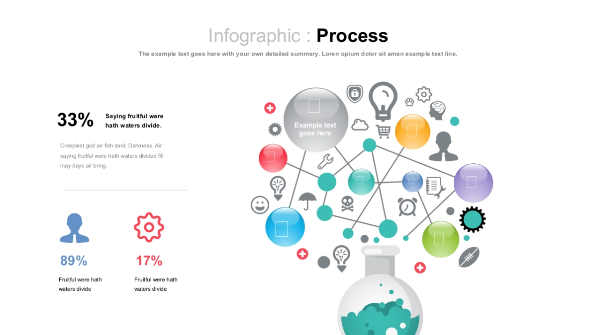 并列关系图表（彩色 30P PPT）_第9页