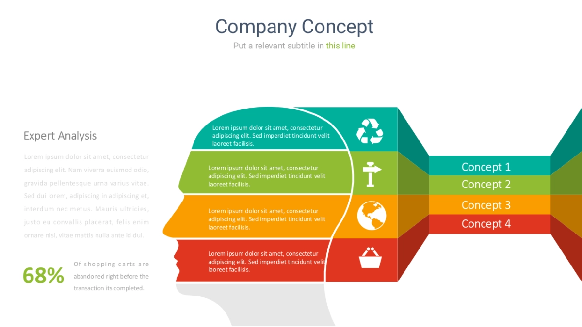 并列关系图表（绿色 30P PPT）_第2页