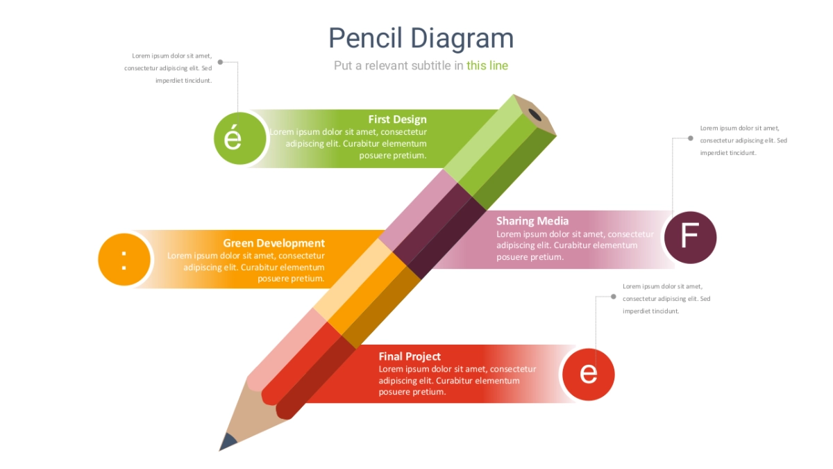 并列关系图表（绿色 30P PPT）_第4页