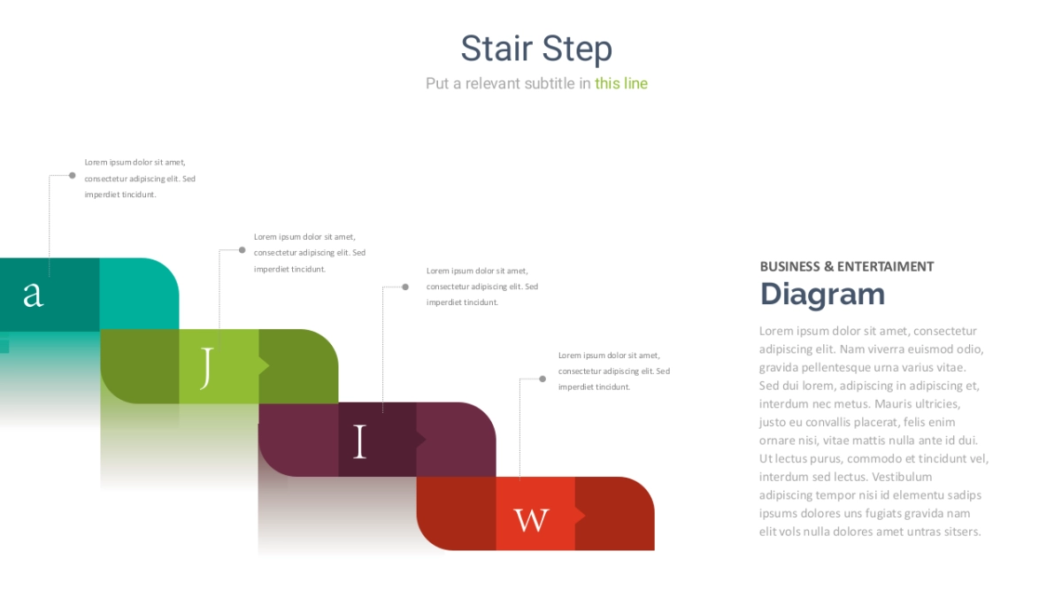 并列关系图表（绿色 30P PPT）_第6页