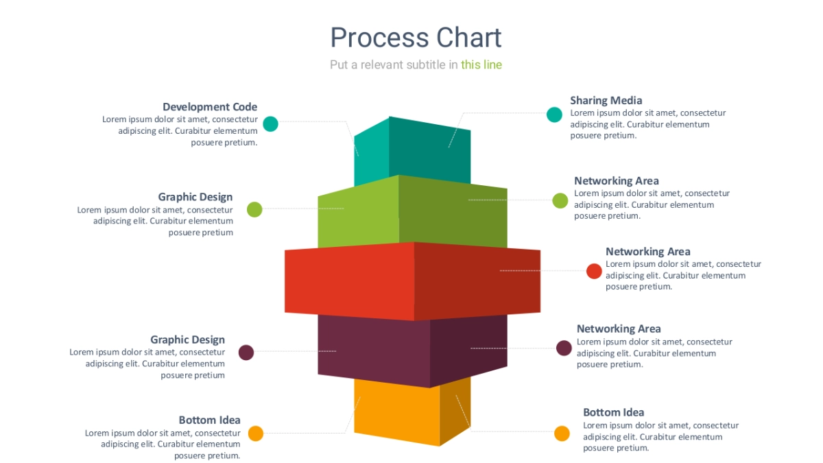 并列关系图表（绿色 30P PPT）_第8页