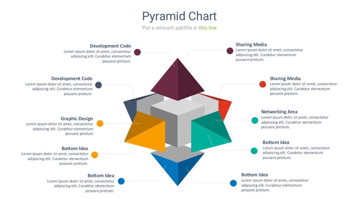 并列关系图表（绿色 30P PPT）_第9页