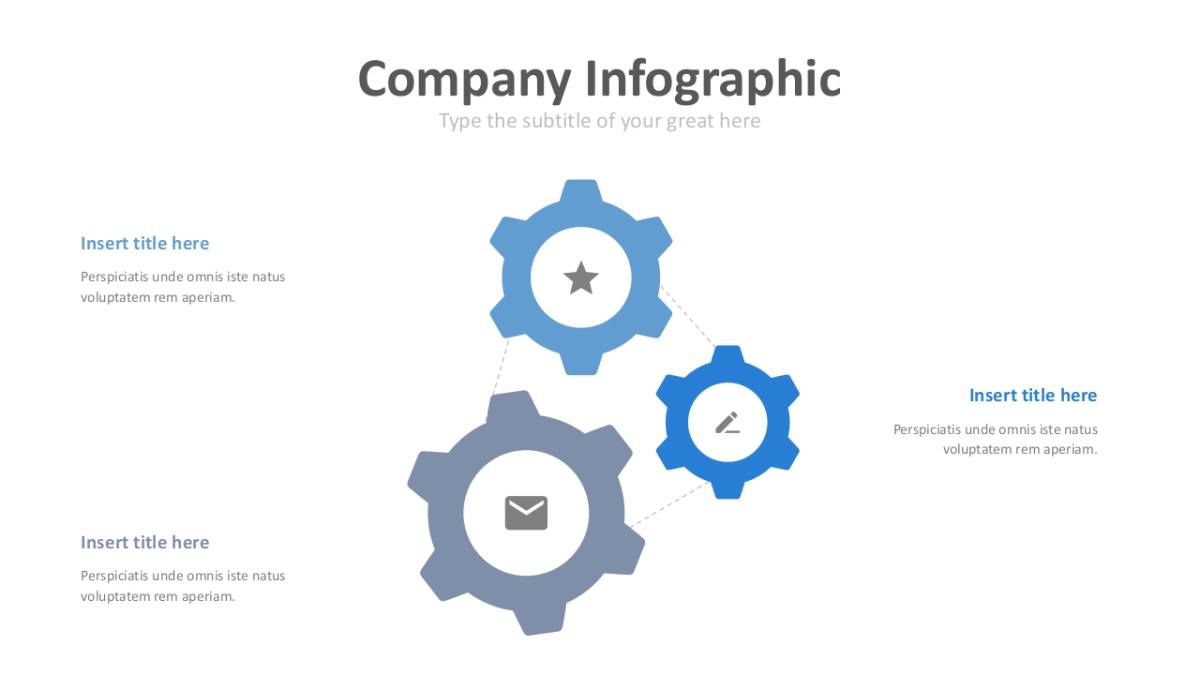 齿轮商务图表（蓝色 30P PPT）_第3页