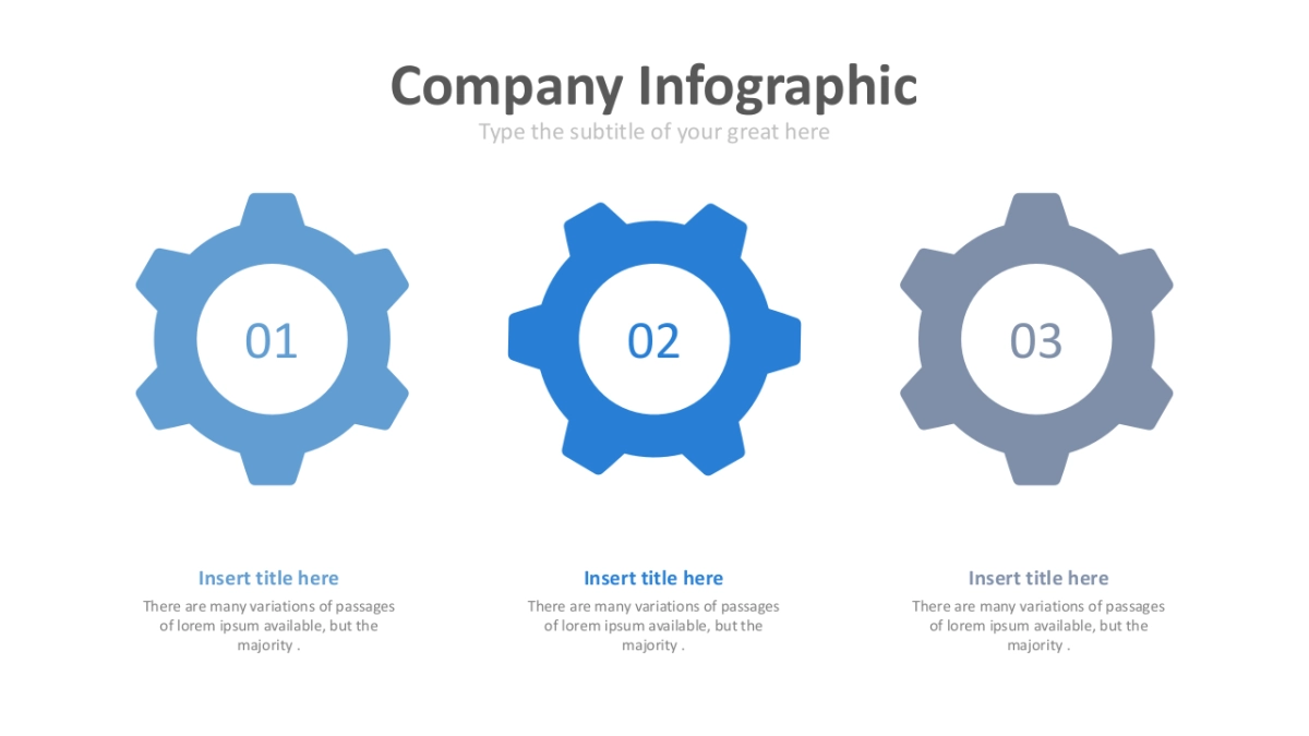 齿轮商务图表（蓝色 30P PPT）_第6页