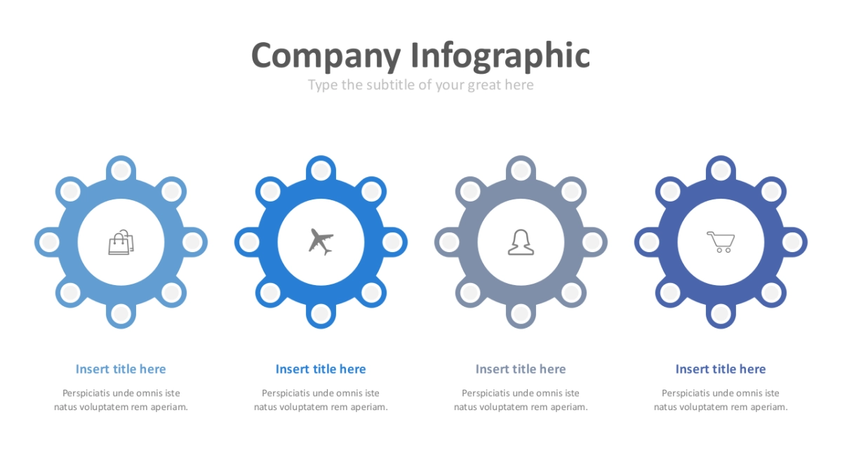 齿轮商务图表（蓝色 30P PPT）_第7页