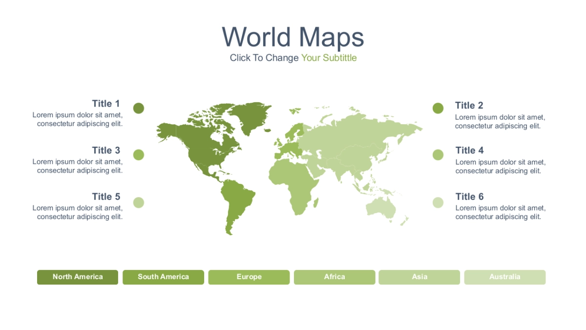 地图（绿色 30P PPT）_第2页