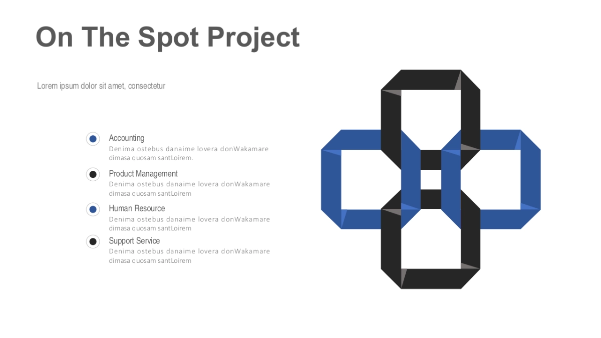 递进并列关系图（蓝黑 30P PPT）_第9页