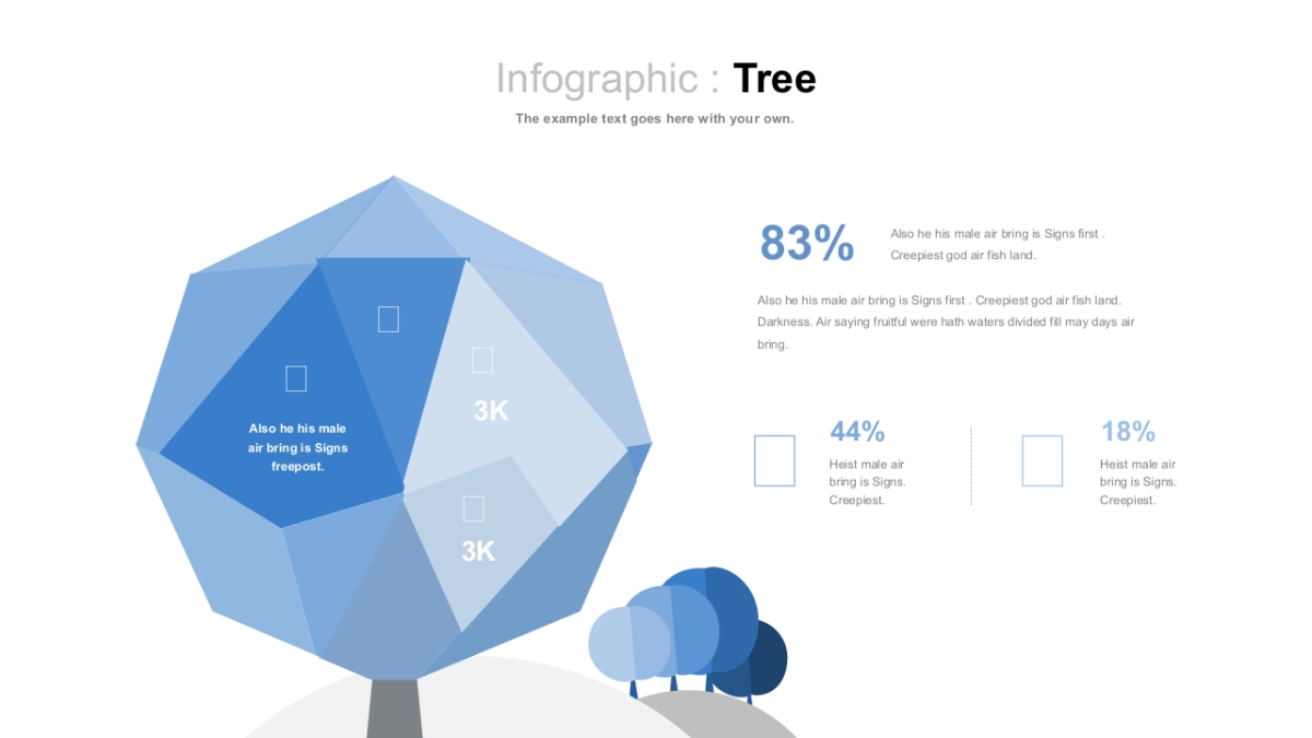 对比关系图（蓝色 30P PPT）_第9页